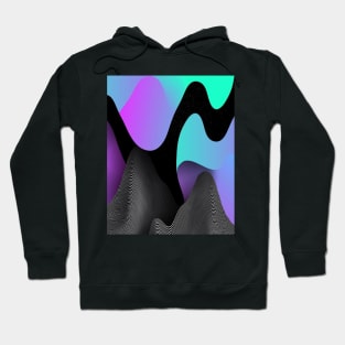 Neon UFO Pattern 2.0 Hoodie